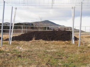 天空のピオーネ農園堆肥